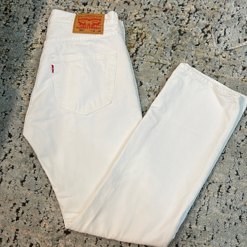 Levi’s 501 White Denim